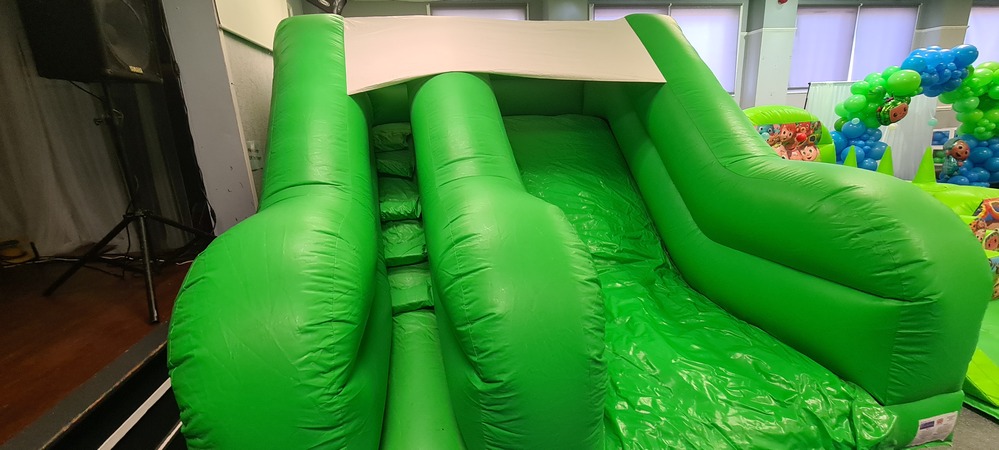 Green Mini Bouncy Slide 