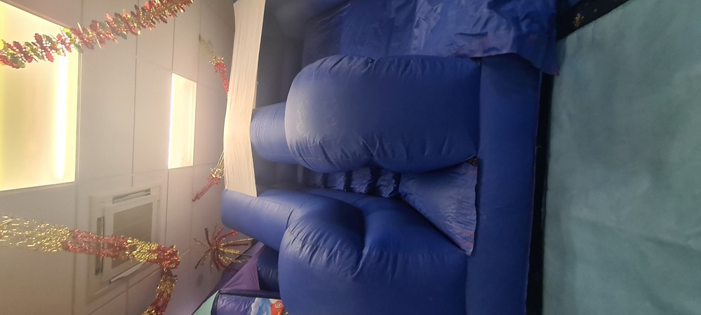  Blue Mini Bouncy Slide