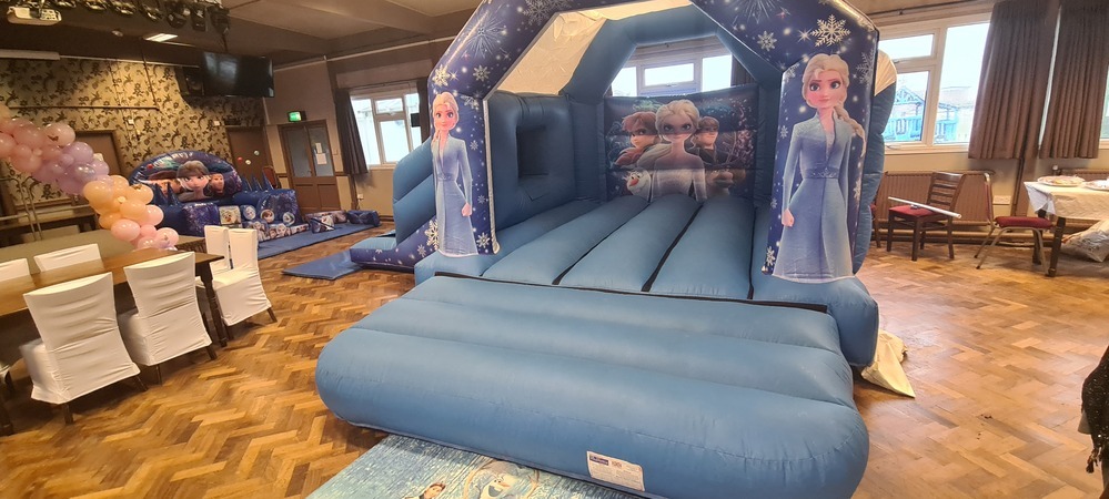 Frozen Bouncy Castle Slide Combi